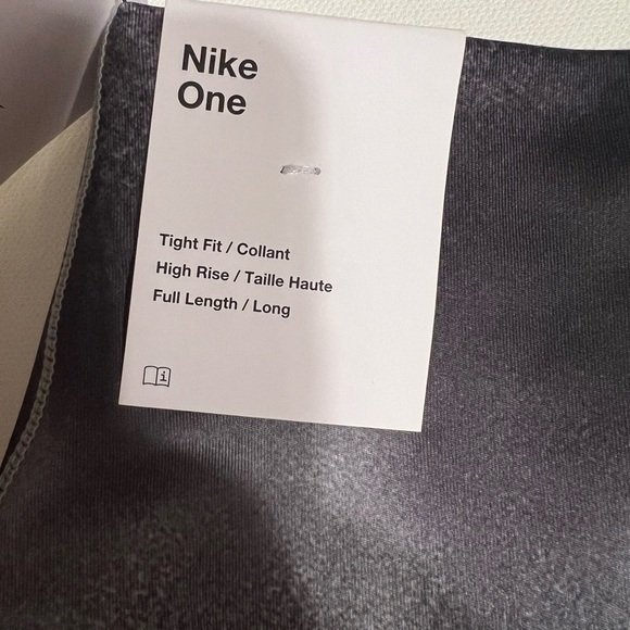 NWT Women Nike One High Rise Waist Printed Legging Dri-Fit Pants Size M (M) $65 - Picture 2 of 8